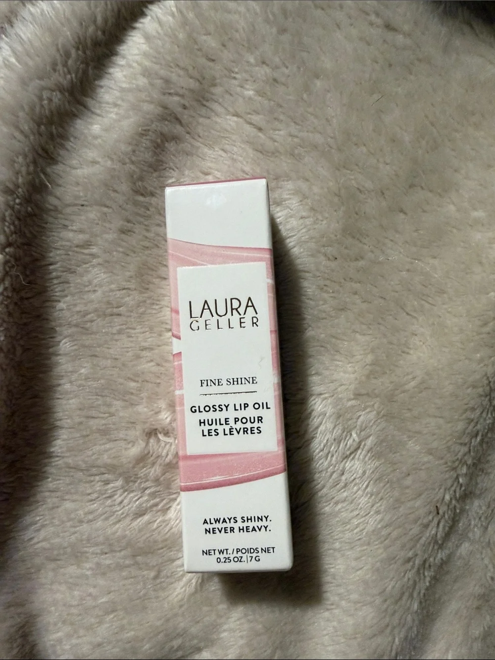 Laura Geller Fine Shine Glossy Lip Oil — Soft Pink